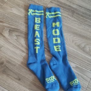 Sox Box Knee High "Beast Mode" fitness socks